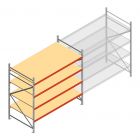 Weitspannregal AR 2000x2700x1200 mm (hxbxt) 4 Ebenen verzinkt Anfangsregal