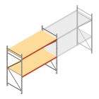 Weitspannregal AR 2500x2700x1000 mm (hxbxt) 2 Ebenen verzinkt Anfangsregal