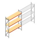 Weitspannregal AR 3000x2700x600 mm (hxbxt) 3 Ebenen verzinkt Anfangsregal