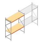 Weitspannregal AR 3000x2700x1000 mm (hxbxt) 2 Ebenen verzinkt Anfangsregal