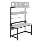 Höhenverstellbare Arbeitsbank Sofame Laminat 30mm 1500x750x770-1050 mm 300kg Anthrazit