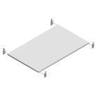 Ebene Fachboden HD 150kg 1300x800mm (bxt)