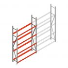 Weitspann-Reifenregal AR 2500x1610x400mm (hxbxt) 4 Ebenen Anfangsregal