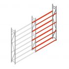 Reifenregal Weitspann AR 3000x2010x400mm (hxbxt) 4 Ebenen Anbauregal