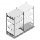 Fachbodenregal Heavy Duty 2000x1000x800mm (hxbxt) 4 Ebenen 150 kg Anfangsregal