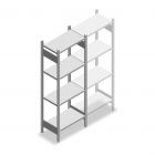 Fachbodenregal Heavy Duty 2000x750x400mm (hxbxt) 4 Ebenen 150 kg Anfangsregal