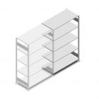 Fachbodenregal Heavy Duty 2000x1300x600 mm (hxbxt) 5 Ebenen 250 kg Anbauregal