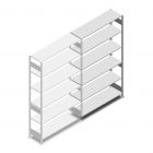 Fachbodenregal Heavy Duty 2500x1300x400 mm (hxbxt) 6 Ebenen 150 kg Anbauregal