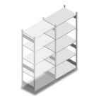 Fachbodenregal Heavy Duty 2500x1000x600mm (HxBxT) 5 Ebenen 150 kg Anbauregal