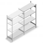 Fachbodenregal Heavy Duty 2000x1300x500mm (hxbxt) 4 Ebenen 150 kg Anbauregal