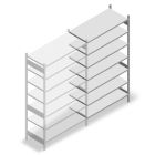 Fachbodenregal Heavy Duty 2500x1300x600mm (HxBxT) 7 Ebenen 250 kg Anbauregal