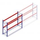 Gebrauchtes Esmena Palettenregal 2700x2700x1100mm (hxbxt) 2 Ebenen Anfangsregal