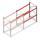 Palettenregal AR T2 2000x1850x1100 mm (HxBxT) 2 Ebenen 2530kg/Eb. Anbauregal