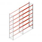 Palettenregal AR T2 6000x2700x1100mm (hxbxt) 6 Ebenen 1820kg/eb Anbauregal mit vormontierten Rahmen