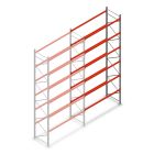Palettenregal AR T2 6000x2700x1100 mm (HxBxT) 6 Ebenen 1820kg/Eb. Anbauregal mit Vormontierten Rahmen