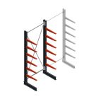 Medium Kragarmregal BR einseitig 3000x1250x600mm (HxBxT) 6 Ebenen Grundregal 290/Arm