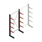 Medium Kragarmregal BR einseitig 3000x1500x600 mm (HxBxT) 4 Ebenen Grundregal 290/Arm