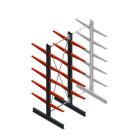 Medium Kragarmregal BR einseitig 3000x1000x600mm (hxbxt) 5 Ebenen Anfangsregal