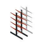 Medium Kragarmregal BR einseitig 3000x750x800 mm (HxBxT) 4 Ebenen Grundregal 220/Arm