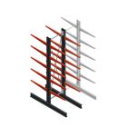 Medium Kragarmregal BR einseitig 3000x750x800 mm (HxBxT) 5 Ebenen Grundregal 220/Arm