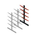 Medium Kragarmregal BR einseitig 2500x1000x600mm (hxbxt) 4 Ebenen Anbauregal