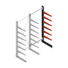 Medium Kragarmregal BR einseitig 3000x1250x800 mm (HxBxT) 6 Ebenen Anbauregal 220/arm