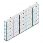 Vorteilsreihe Fachbodenregal Medium Duty 2500x5000x400 mm (hxbxt) 6 Ebenen blau