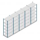 Vorteilsreihe Fachbodenregal Medium Duty 2500x5000x700 mm (hxbxt) 6 Ebenen blau