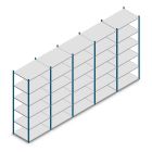Vorteilsreihe Fachbodenregal Medium Duty 2500x5000x700 mm (HxBxT) 6 Ebenen blau