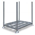 Stapelregal, Einzelstapelrack inklusive vier Rohre von 1500 mm 1545x1180x1330 mm (lxbxh) thermisch verzinkt