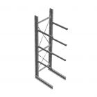 Anfangsregal CRH BR24 EZ IPE200/120403 3niv - 4500x1500x1240mm (hxbxt) thermisch verzinkt