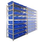 Behälterregal Light Duty 2000x1000x500 mm (HxBxT) 8 Ebenen Grundregal