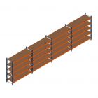 Vorteilsreihe Weitspannregal Kimer 1750x6250x600 mm (hxbxt) 5 Ebenen