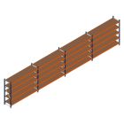 Vorteilsreihe Weitspannregal Kimer 1750x9250x600 mm (HxBxT) 5 Ebenen