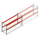 Palettenregal AR T2 2000x3600x1100 mm (HxBxT) 2 Ebenen 3004kg/Ebene Grundregal mit vormontierten Rahmen