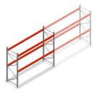 Palettenregal AR T2 2500x3600x1100 mm (HxBxT) 2 Ebenen 2252kg/Ebene Grundregal