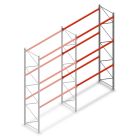 Palettenregal AR T2 4500x2700x1100mm (HxBxT) 3 Ebenen 1820kg/Eb. Anbauregal