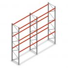 Kombiangebot Palettenregal AR T2 5000x5640x1100 mm (hxbxt) 3 Ebenen 1820kg/Eb. mit vormontierten Rahmen