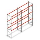 Kombiangebot Palettenregal AR T2 5000x5640x1100 mm (HxBxT) 3 Ebenen 1820kg/Eb. mit Vormontierten Rahmen