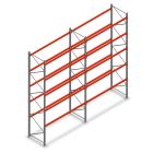 Kombiangebot Palettenregal AR T2 5000x5640x1100 mm (HxBxT) 5 Ebenen 1820kg/Eb. mit vormontierten Rahmen