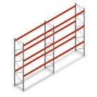 Kombiangebot Palettenregal AR T2 5000x6840x1100 mm (HxBxT) 3 Ebenen 2415kg/Eb. mit vormontierten Rahmen