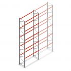 Palettenregal AR T2 8000x2700x1100mm (hxbxt) 5 Ebenen 2844kg/niv Anfangsregal mit vormontierten Rahmen