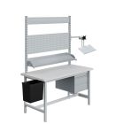 Arbeitstisch Sofame Laminat 30mm 1500x750x830mm 500kg Grau