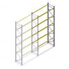 Gebrauchtes Esmena Palettenregal 7300x3600x1100mm (hxbxt) 5 Ebenen Anbauregal