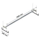 Kleiderstange für Ebene Medium Duty 1000x300 mm (bxt)