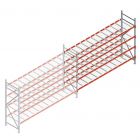 Gebrauchtes Weitspannregal 2150x2000x1200 mm (hxbxt) 4 Ebenen Anbauregal