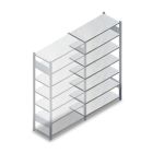 Gebrauchtes Rauscher FX Fachbodenregal 2000x1220x400 mm (HxBxT) 7 Ebenen Anbauregal