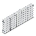 Vorteilsreihe gebrauchtes Rauscher FX Fachbodenregal 2000x6280x400 mm (HxBxT) 7 Ebenen