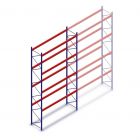 Gebrauchtes Polypal Palettenregal 7000x2700x1100mm (hxbxt) 4 Ebenen Anfangsregal