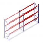 Gebrauchtes Stow Palettenregal 3500x3600x1100mm (hxbxt) 3 Ebenen Anbauregal